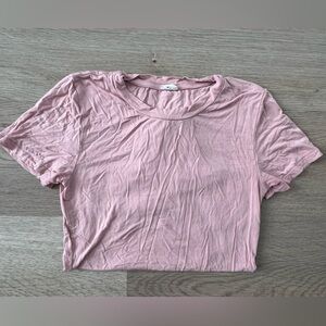 Aritzia Pink Short Sleeve T-Shirt